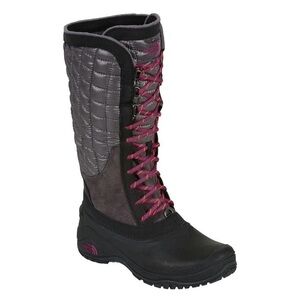 THE NORTH FACE THERMOBALL UTILITY BOOT WOMENS 7 Plum Kitten Grey/Radiance Purple